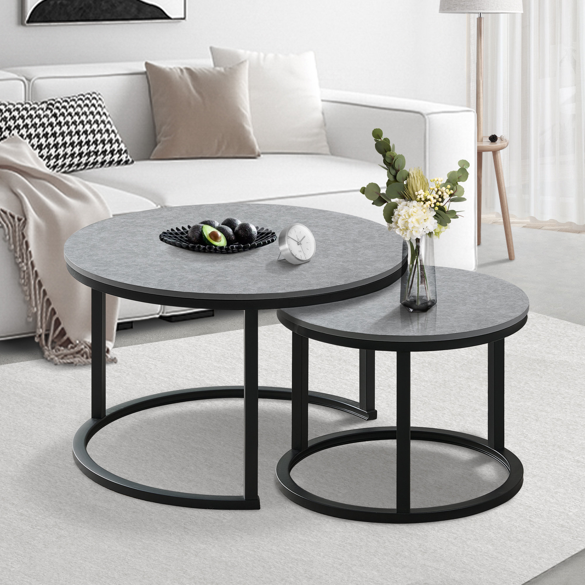 Orren Ellis Ashja Nesting Coffee Table | Wayfair